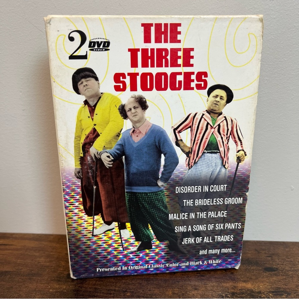 🎥10 for $15🍿 The Three Stooges 2-DVD Set